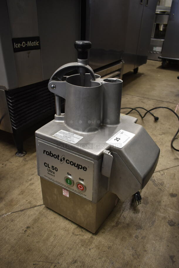Robot Coupe CL 50 U Series E Metal Commercial Countertop Food Processor w/ Dicer Blade. 120 Volts, 1 Phase. Tested and Working! - Image 3 of 6