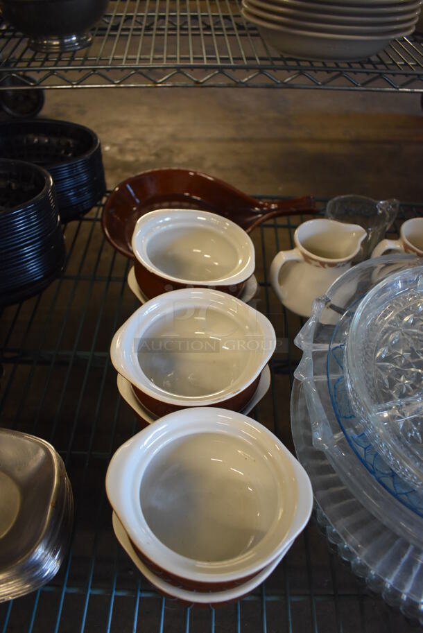 ALL ONE MONEY! Tier Lot of Various Items Including Metal Dishes, Ceramic Bowls and Vases - Image 4 of 9