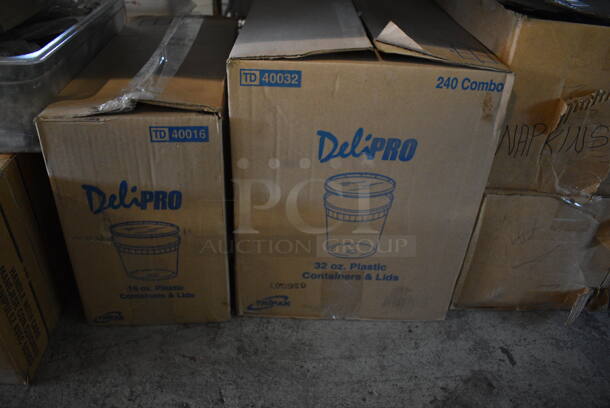 ALL ONE MONEY! Lot of Various Items Including Dishes, Paper Products, Deli Containers. Does Not Include Table. - Image 5 of 7