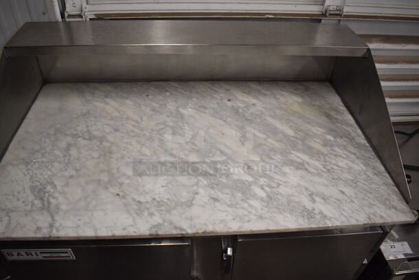 Bari 121 Stainless Steel Commercial Dough Retarder w/ Stone Countertop on Commercial Casters. 115 Volts, 1 Phase. 50x32x48. Tested and Powers On But Temps at 57 Degrees - Image 10 of 11