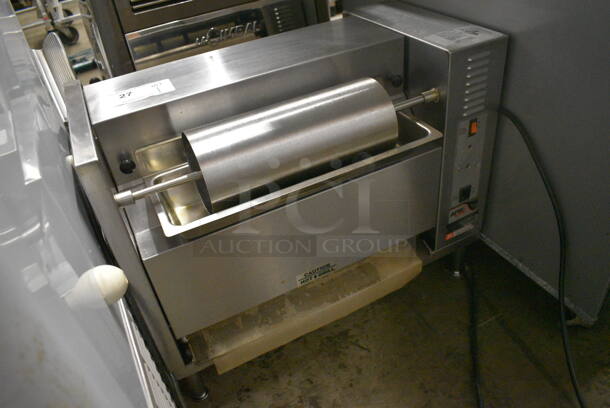 APW Wyott Model M-83 Stainless Steel Commercial Countertop Vertical Toaster Oven w/ Butterer. 120 Volts, 1 Phase. 25x14x20. Cannot Test Due To Missing Power Switch - Image 5 of 6