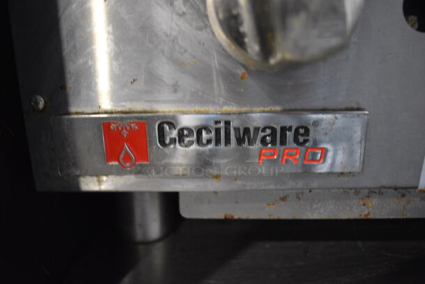 Cecilware Pro Stainless Steel Commercial Countertop Natural Gas Powered Charbroiler Grill. 15x27x14.5 - Image 6 of 6