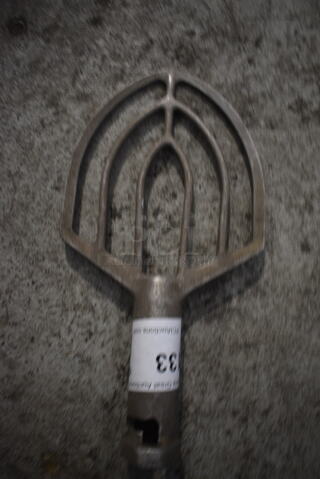 Hobart A20-12B Metal Commercial 20 Quart Paddle Attachment for Mixer. 7x2.5x13