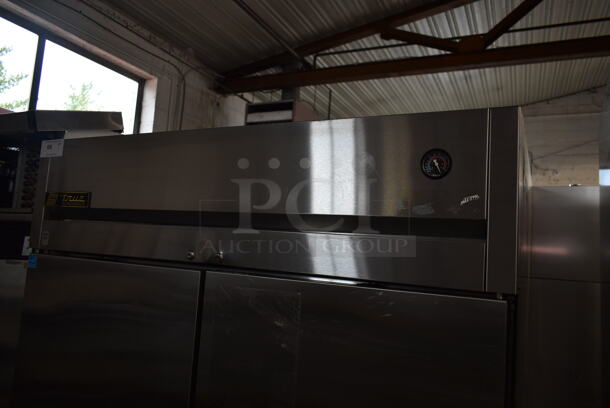 2015 True TG2R-2S ENERGY STAR Stainless Steel Commercial 2 Door Reach In Cooler w/ Poly Coated Racks. 115 Volts, 1 Phase. Tested and Working! - Image 2 of 7