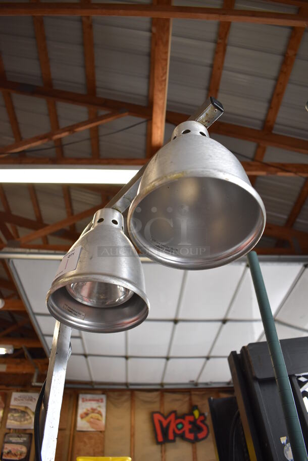 Star 14HL Metal Commercial Countertop 2 Head Warming Lamp. 120 Volts, 1 Phase. 14x20x26. Tested and Working! - Image 2 of 5