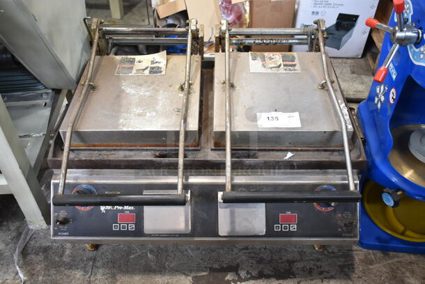 Star Pro Max Stainless Steel Commercial Countertop Double Panini Press. 208/240 Volts, 1 Phase. - Image 2 of 7