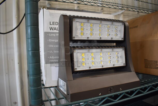 IN ORIGINAL BOX! LED Adjustable Wallpack. 9x5x9 - Image 5 of 7