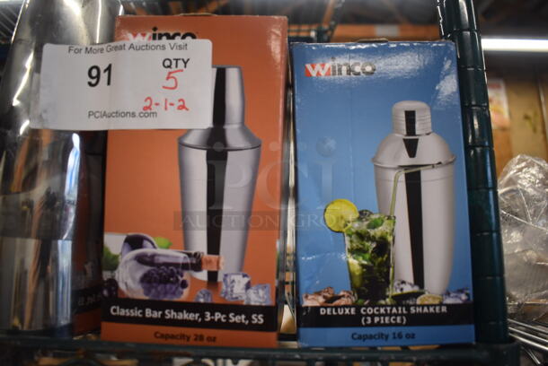5 Metal Mixing Cups; 3 BRAND NEW IN BOX! Includes 3.5x3.5x8.5. 5 Times Your Bid! - Image 3 of 3