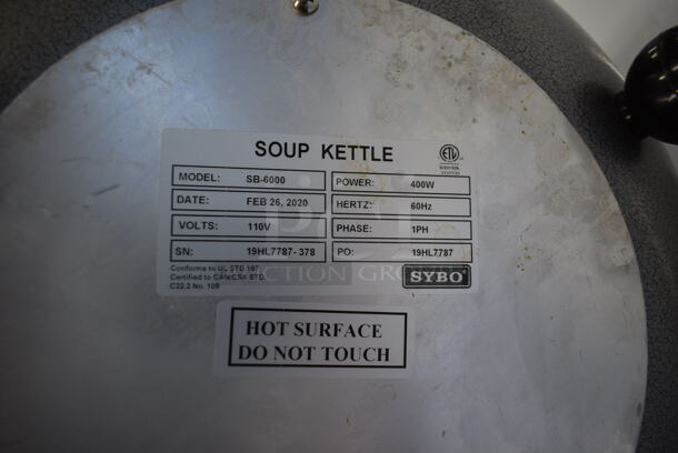 Sybo SB-6000 Stainless Steel Commercial Countertop Food Warmer Soup Kettle. 110 Volts, 1 Phase. Tested and Working! - Image 7 of 7