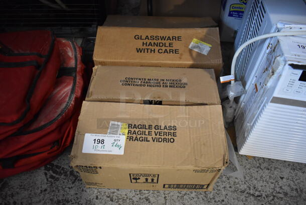 2 Boxes of BRAND NEW Glasses; 10 Large Glass Mugs and 12 Bradford Cooler Glasses. 5.5x3.5x7, 3x3x6. 2 Times Your Bid! - Image 2 of 10