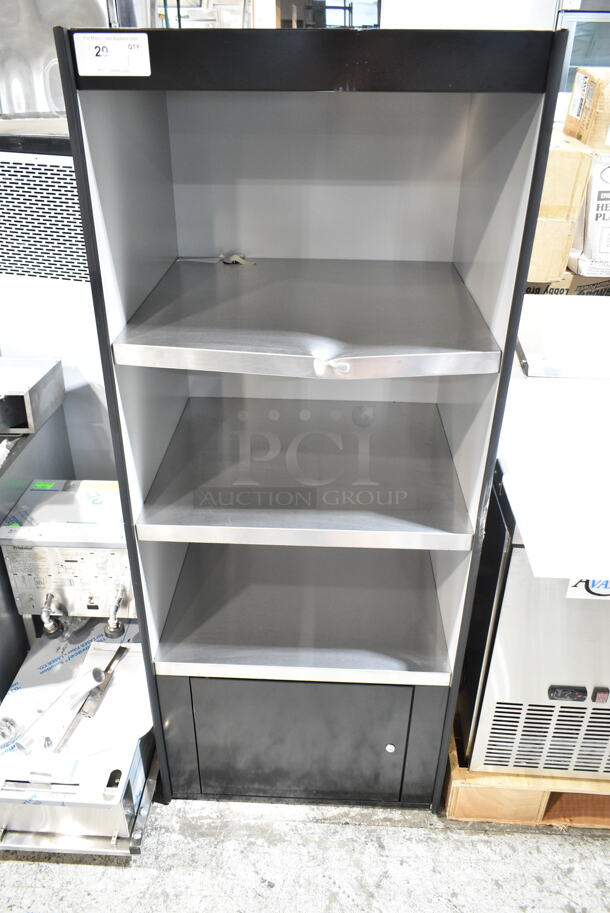 BRAND NEW SCRATCH AND DENT! All State Manufacturing AS273-N/L 27" x 23 1/4" x 72" Three-Shelf Condiment Stand AS273-N/L - Image 2 of 9