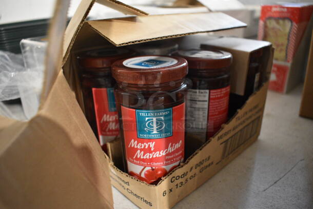 ALL ONE MONEY! Lot of 5 Maraschino Cherry Bottles! - Image 1 of 2