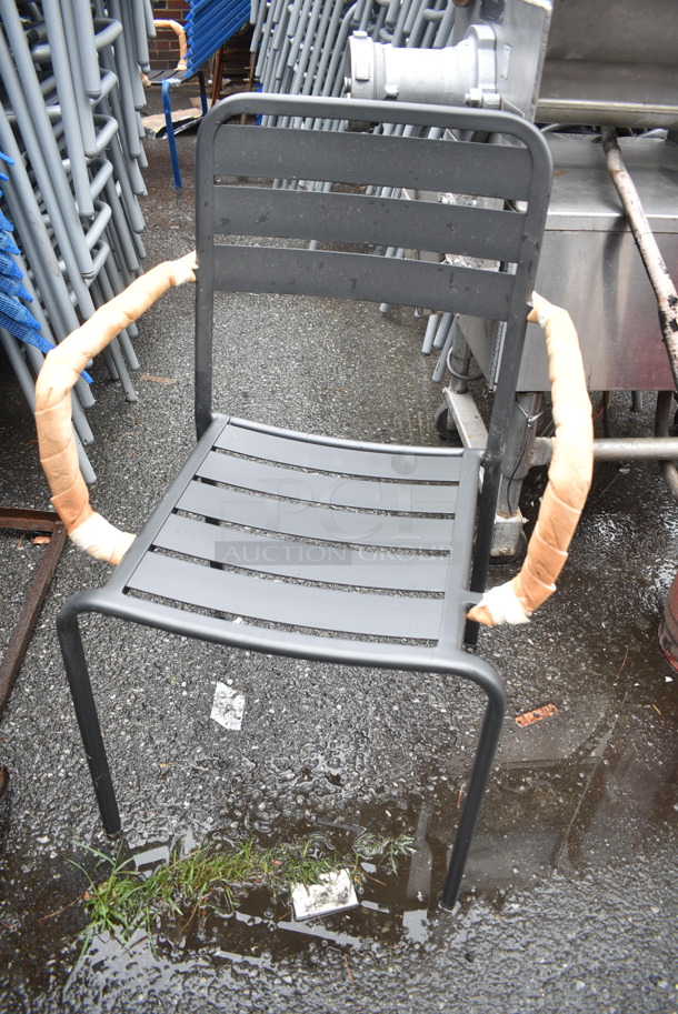 25 BRAND NEW! BFM Seating Vista Outdoor / Indoor Stackable Chair w/ Arm Rests. 25 Times Your Bid! - Image 3 of 4