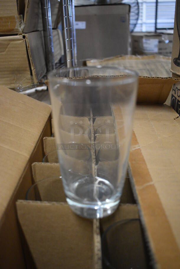 36 BRAND NEW IN BOX! Arcoroc Beverage Glasses. 3x3x5. 36 Times Your Bid!