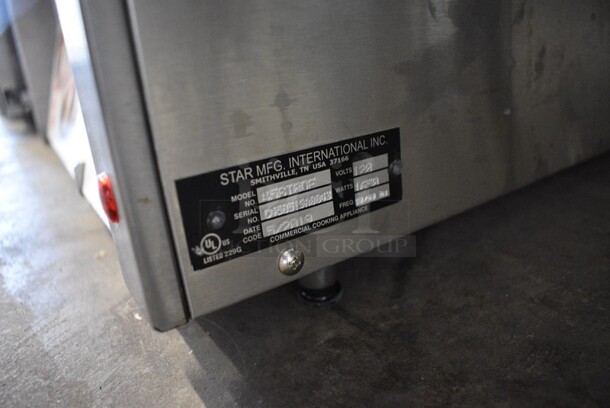 2019 Star Model 45STBDE Stainless Steel Commercial Countertop Hot Dog Roller Grill w/ Bun Storage Bin. 120 Volts, 1 Phase. 24x28.5x12. Tested and Working! - Image 6 of 6