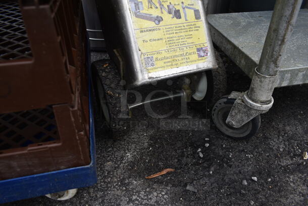 The Shortening Shuttle Metal Commercial Used Oil Transport Unit. - Image 3 of 5