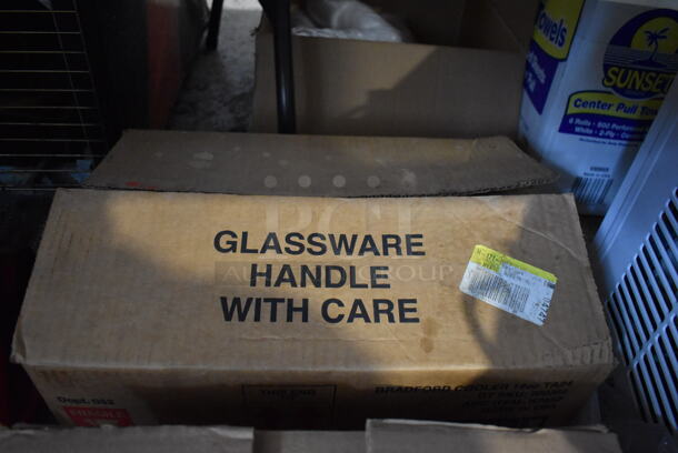 2 Boxes of BRAND NEW Glasses; 10 Large Glass Mugs and 12 Bradford Cooler Glasses. 5.5x3.5x7, 3x3x6. 2 Times Your Bid! - Image 5 of 10