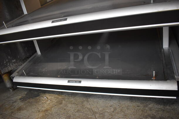 Hatco Metal Commercial Countertop 2 Tier Warming Merchandiser Display Case. 36x29x34. Cannot Test - Unit Needs New Power Cord - Image 3 of 6