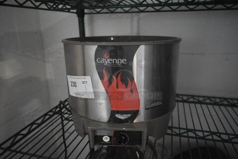 Vollrath HS-11 Stainless Steel Commercial Countertop Soup Warmer. 120 Volts, 1 Phase. Tested and Working!