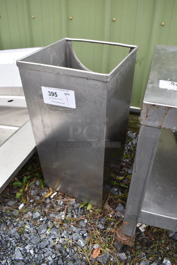 Metal Bin. 11x11x22 - Image 4 of 5