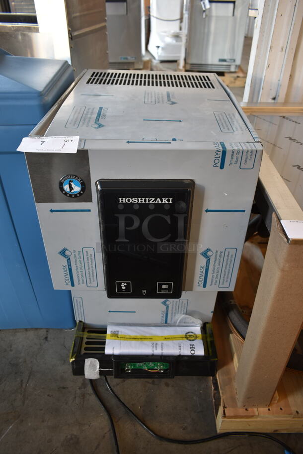 BRAND NEW SCRATCH AND DENT! 2022 Hoshizaki DCM-271BAH Stainless Steel Commercial Countertop Ice Machine and Water Dispenser. 115 Volts, 1 Phase.  - Image 1 of 5