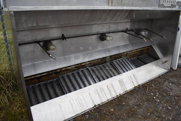 9' CaptiveAire Stainless Steel Commercial Grease Hood w/ Filters and Make Up Air Vent. 108x25x48 - Image 4 of 7