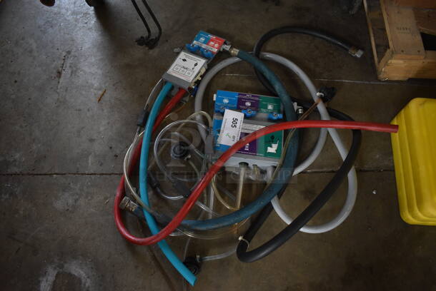 ALL ONE MONEY! Lot of Various Hoses and Control Panel!