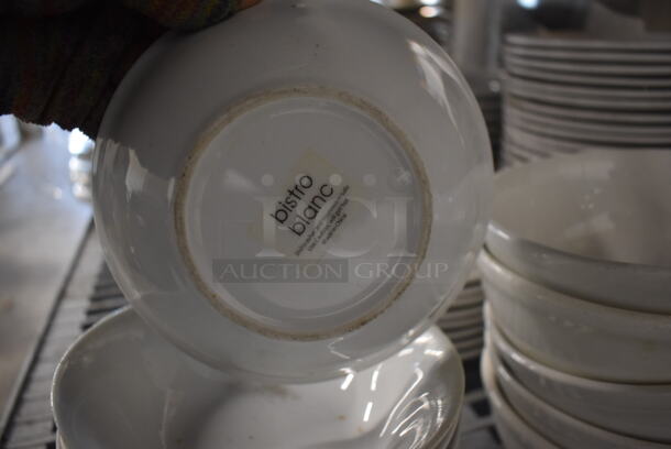 16 Various White Ceramic Bowls. Includes 6x6x2. 16 Times Your Bid! - Image 3 of 4