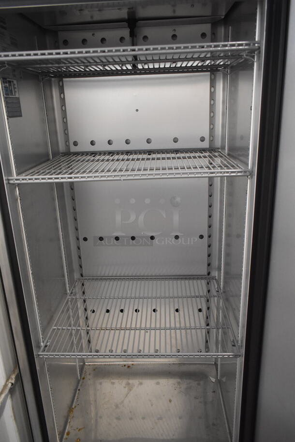 2022 True T-19F-HC Stainless Steel Commercial Single Door Reach In Freezer w/ Poly Coated Racks. 115 Volts, 1 Phase. Tested and Working! - Image 2 of 4