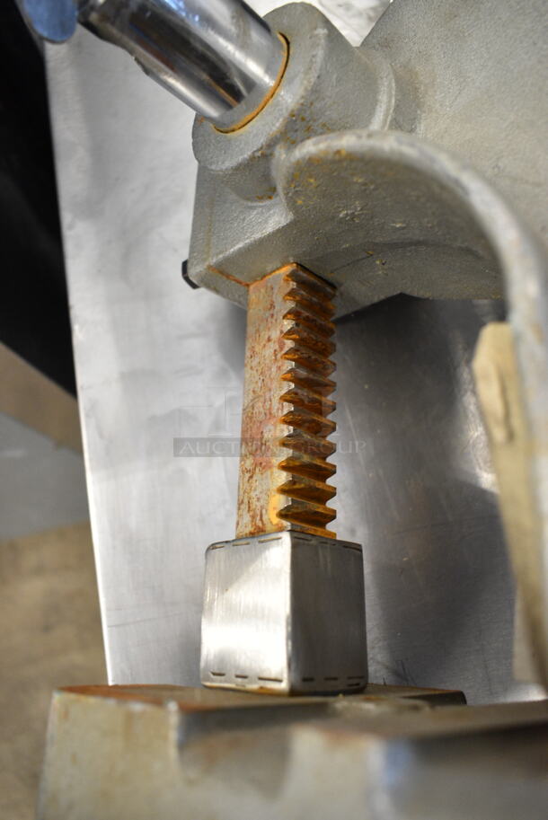 2 Items; Meat Grinder Attachment w/ Tray and Clamp? 2 Times Your Bid!  - Image 11 of 11