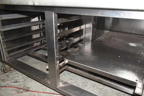 Hobart HWD03D Stainless Steel Commercial Electric Powered Triple Deck Bakery Oven on Pan Rack w/ Commercial Casters. 208 Volts, 3 Phase. - Image 10 of 10