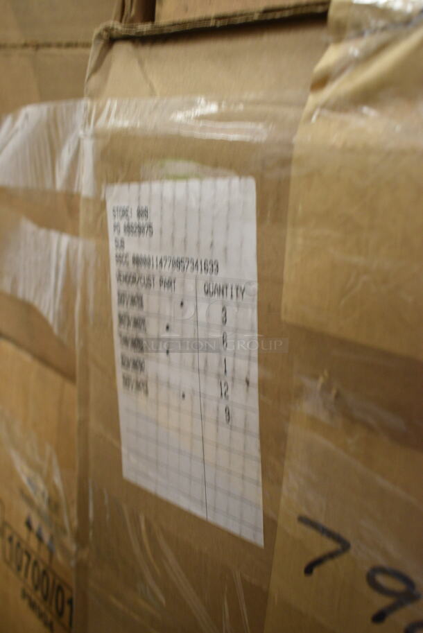 PALLET LOT of 25 BRAND NEW! Items Including High Chair, DBO176WHP21 Soho Bowls, Capri Dome Large, Vollrath 47143 Dishers, 2 Box Medium Rectangular Platters, TableCraft RBAM300 Bamboo Risers, 4 Box PM904 10700/01, 10047968 Digital Scale 400 Pounds, Carlisle 43668 Tumblers, TR11G-4 Rack, PM907, PM904, Advance Tabco 10306115, Bon Chef 52055PWHT Spacer Bar, Cal-Mil Display Riser, Carlisle KL11902 Bowl Kingline Rim Nappy, Steelite Coupe Plates, American Metalcraft Serving Tongs, Vollrath TR11G-44 Glass Rack. 25 Times Your Bid! - Image 11 of 12