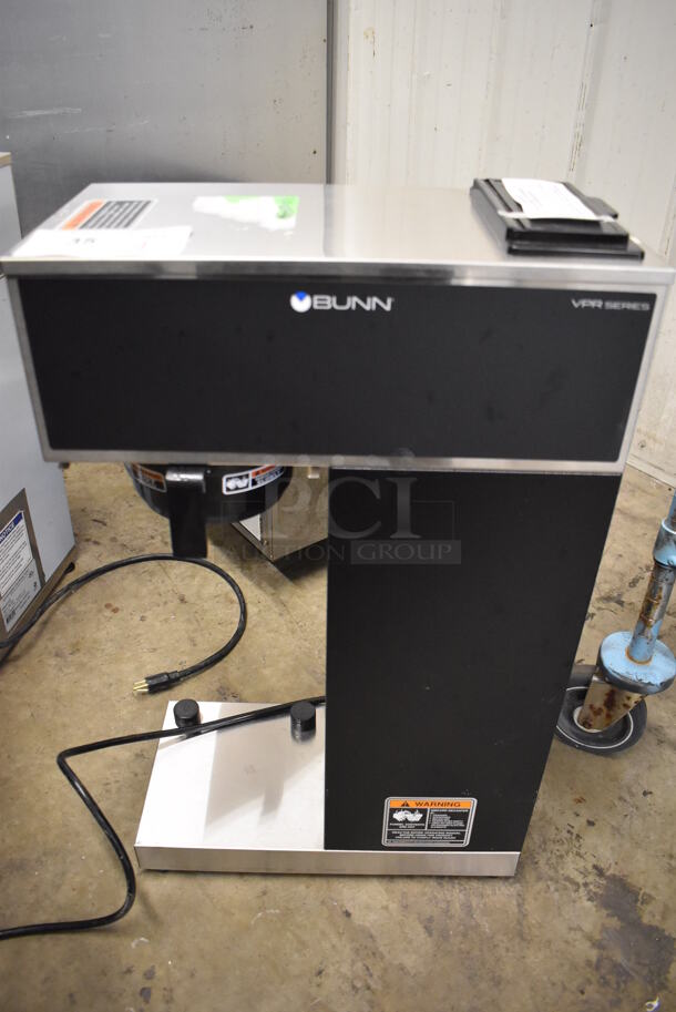 BRAND NEW! 2022 Bunn VPR-APS Stainless Steel Commercial Countertop Coffee Machine w/ Poly Brew Basket. 120 Volts, 1 Phase. 16x8x27. Tested and Working! - Image 1 of 6