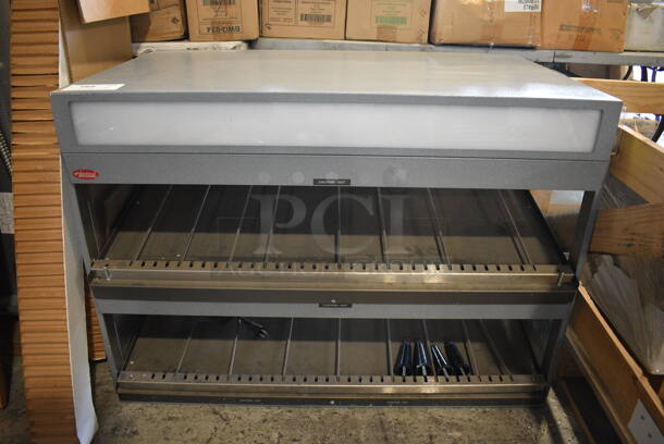 BRAND NEW! Hatco Metal Commercial Countertop Heated Warming 2 Tier Merchandiser Display Case. 40x24x28.5