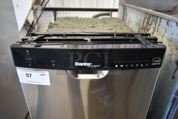 BRAND NEW SCRATCH AND DENT! Danby DDW1802EBLS Stainless Steel Undercounter Dishwasher. 120 Volts, 1 Phase.  - Image 4 of 9