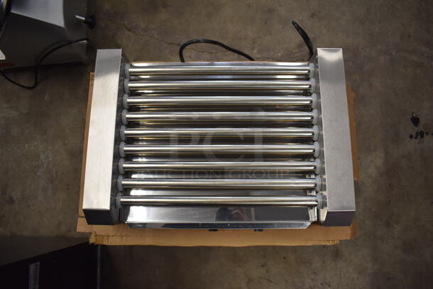 2021 Carnival King 382HDRG24 Stainless Steel Commercial Countertop Hot Dog Roller. 120 Volts, 1 Phase. 23x16x7. Tested and Gets Hot But Parts Do Not Move - Image 5 of 6
