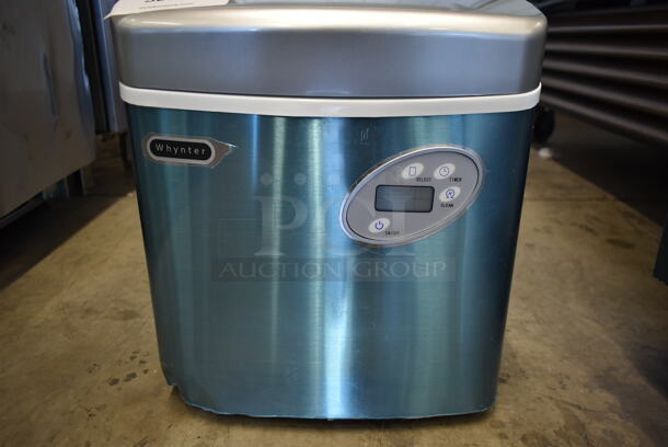 BRAND NEW SCRATCH AND DENT! Whynter IMC-490SS  Portable 49lb Freestanding Stainless Steel Ice Maker. 115 Volts, 1 Phase. Tested and Working! - Image 2 of 9