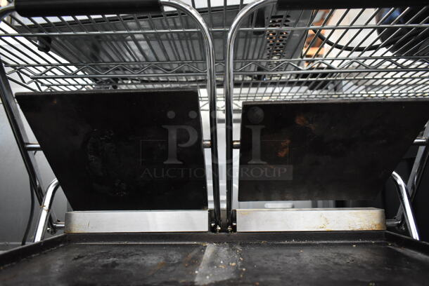 Avantco 177P85S Stainless Steel Commercial Countertop Double Panini Press. 120 Volts, 1 Phase. Tested and Working! - Image 6 of 8
