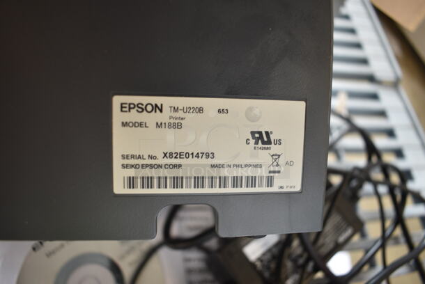3 BRAND NEW SCRATCH AND DENT! Items; Epson M188B Receipt Printer, Swingline 74133 Smarttouch 20 Low Force Punch, Swingline GBC 1703072 Fusion 1000L 9" Laminator. 3 Times Your Bid! - Image 5 of 9