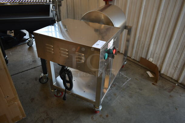 BRAND NEW SCRATCH AND DENT! Ayr King M101-120 Stainless Steel Commercial Meat Tumble Marinator. 100-120 Volts, 1 Phase. Tested and Working! - Image 2 of 5
