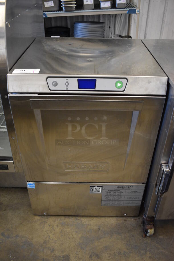 LATE MODEL! Hobart Model LXEH Stainless Steel Commercial Undercounter Dishwasher. 120/208-240 Volts, 1 Phase. 24x24x33