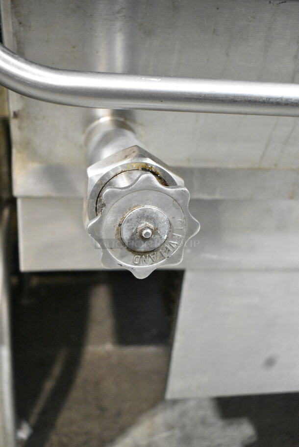 Cleveland Stainless Steel Commercial Floor Style Braising Pan.  - Image 7 of 8