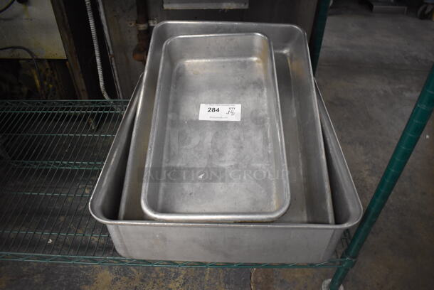 ALL ONE MONEY! Lot of 4 Various Metal Baking Pans. Includes 20x23x7 - Image 1 of 3