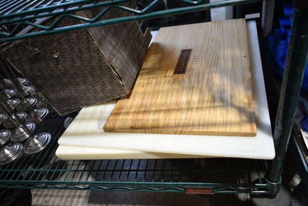 ALL ONE MONEY! Three Tier Lot of Various Items Including Metal Countertop Holders, Metal Table Number Holders and Light. - Image 10 of 12
