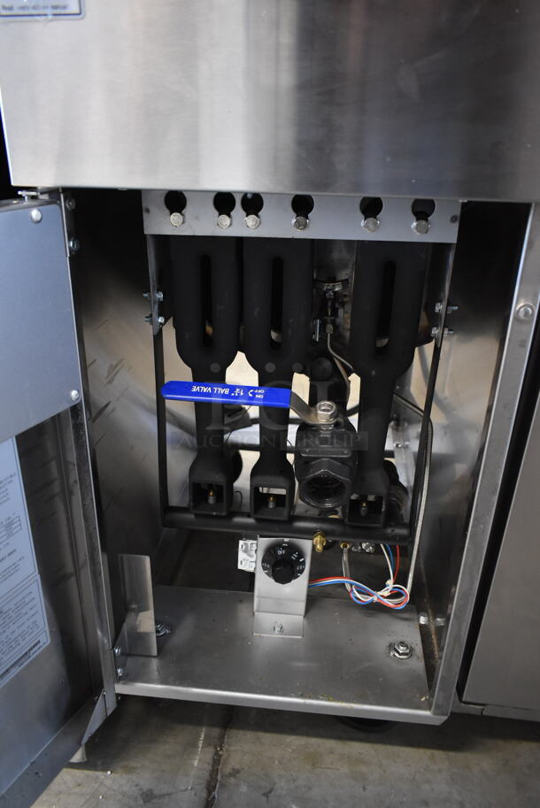 Cook Rite ATFS-40 Stainless Steel Commercial Floor Style Propane Gas Powered Deep Fat Fryer w/ 2 Metal Fry Baskets. 90,000 BTU. - Image 5 of 6