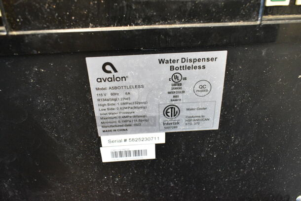 LIKE NEW! Avalon A5BOTTLELESS Self Cleaning Bottleless Water Cooler Dispenser. 115 Volts, 1 Phase. Tested and Working! - Image 7 of 7