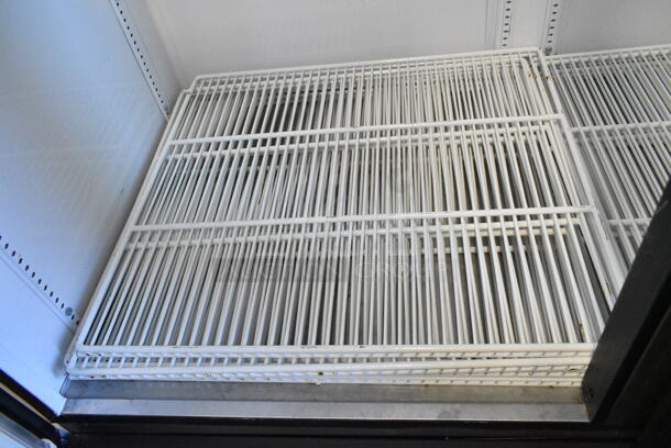 True GDM-49 Metal Commercial 2 Door Reach In Cooler Merchandiser w/ Poly Coated Racks. 115 Volts, 1 Phase. Tested and Powers On But Does Not Get Cold - Image 5 of 6