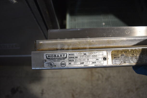 Hobart Model LXIH Stainless Steel Commercial Undercounter Dishwasher. 120/240 Volts, 1 Phase. 24x25x34 - Image 5 of 9