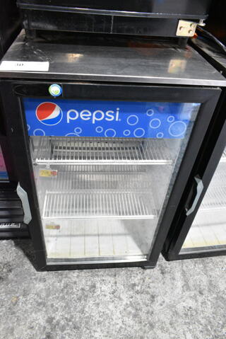 QBD DC6LP-HC Metal Mini Cooler Merchandiser. 115 Volts, 1 Phase. Tested and Working!