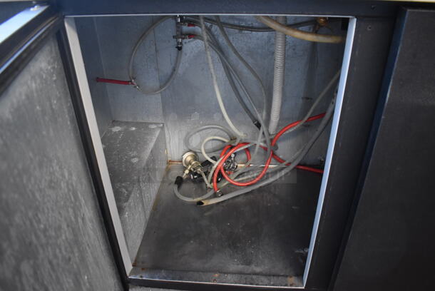 Beverage Air DD58 Stainless Steel Commercial Direct Draw Kegerator w/ 2 Beer Towers and 3 Couplers. 115 Volts, 1 Phase. 59x28x54. Tested and Powers On But Temps at 47 Degrees - Image 6 of 8